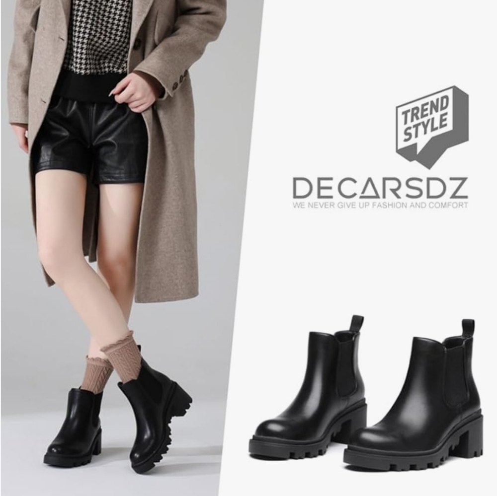 DECARSDZ Women's Chunky Platform Boots